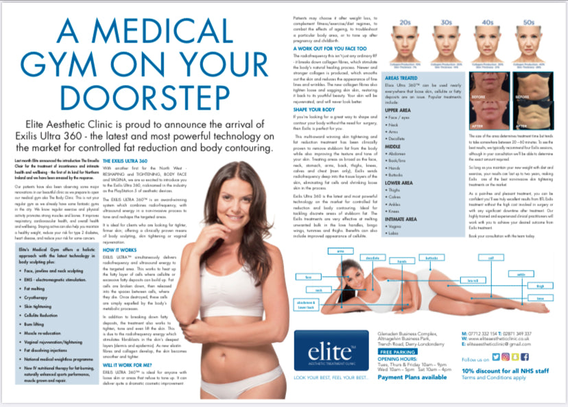 A Medical Gym on Your Door Step Elite Aesthetic Clinic